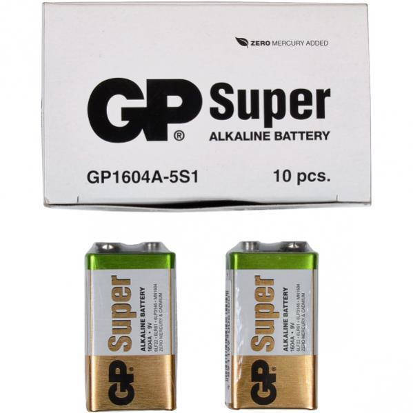 

Батарейка GP крона 9V Super Alkaline 6F22/6LR61 (техпак)