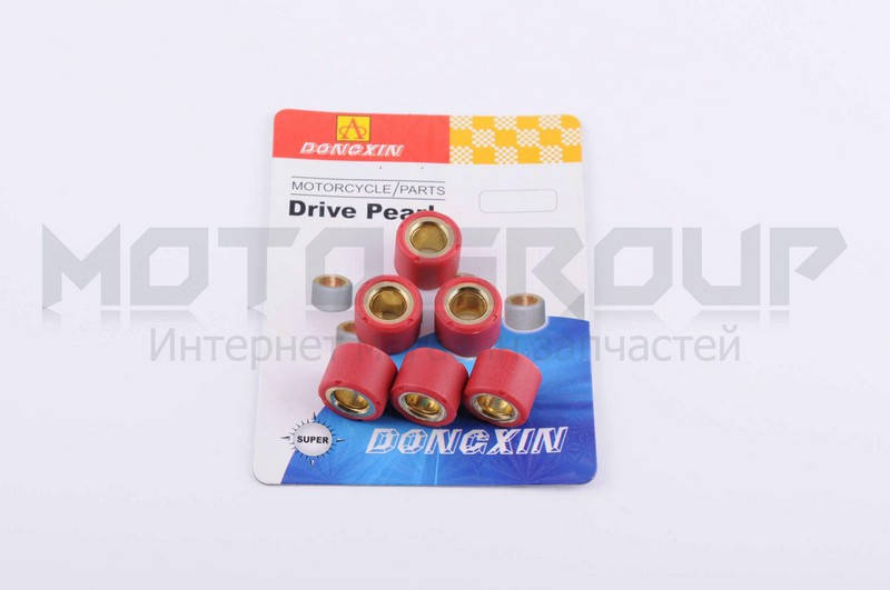 

Ролики вариатора Honda 16*13 7,5г (красные) "DONGXIN"