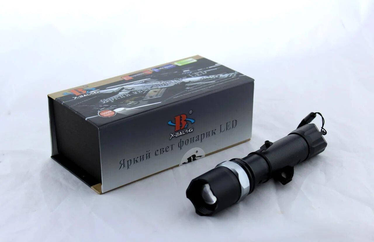 

Фонарик BL 8626 99000W XPE, Черный