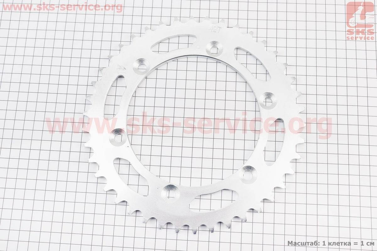 

Звезда задняя 520-42T - d=130; 6отв.*150mm (Viper V250VXR/GEON X-Road 200-250)