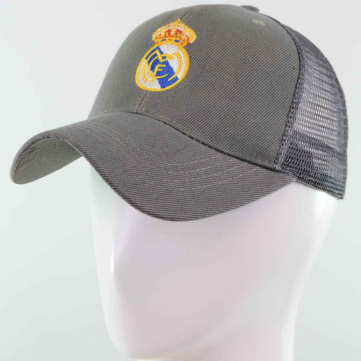 

Спортивная детская кепка бейсболка Real Madrid Реал Мадрид разные цвета Серый