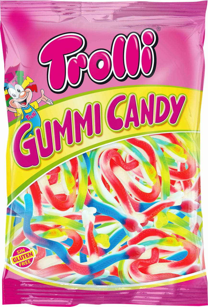

Змеи жевательные конфеты тролли Trolli 1 кг пакет