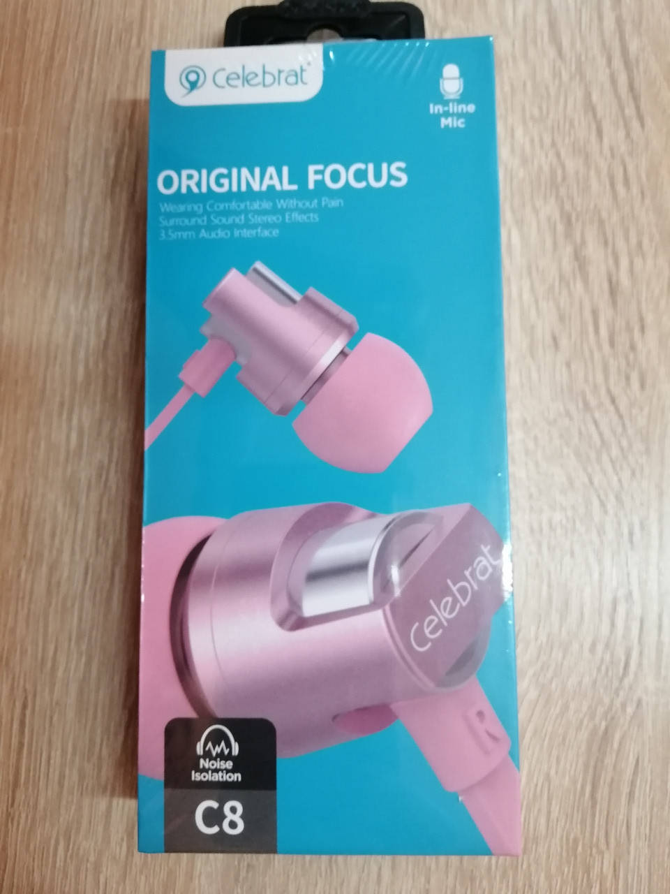 

Наушники Celebrat C8 Розовые