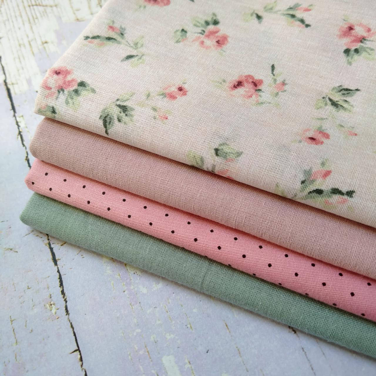 

Набор ткани для рукоделия из 4шт.