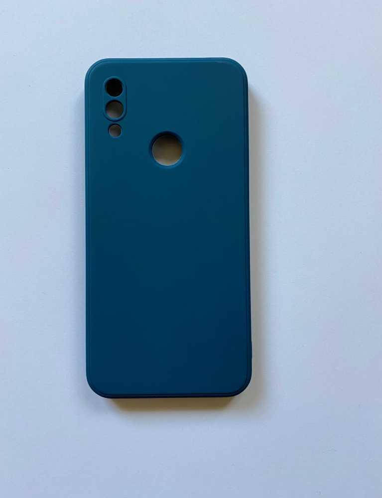 

Силиконовый чехол бампер для Xiaomi Redmi 7 ТЕМНО-СИНИЙ
