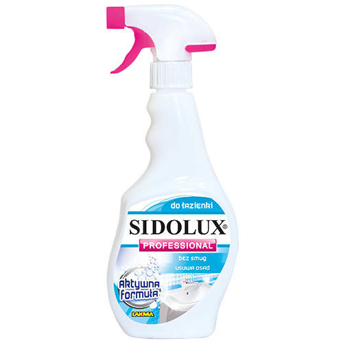 

Специализированный препарат для чистки ванных комнат Sidolux Professional, 0,5 л