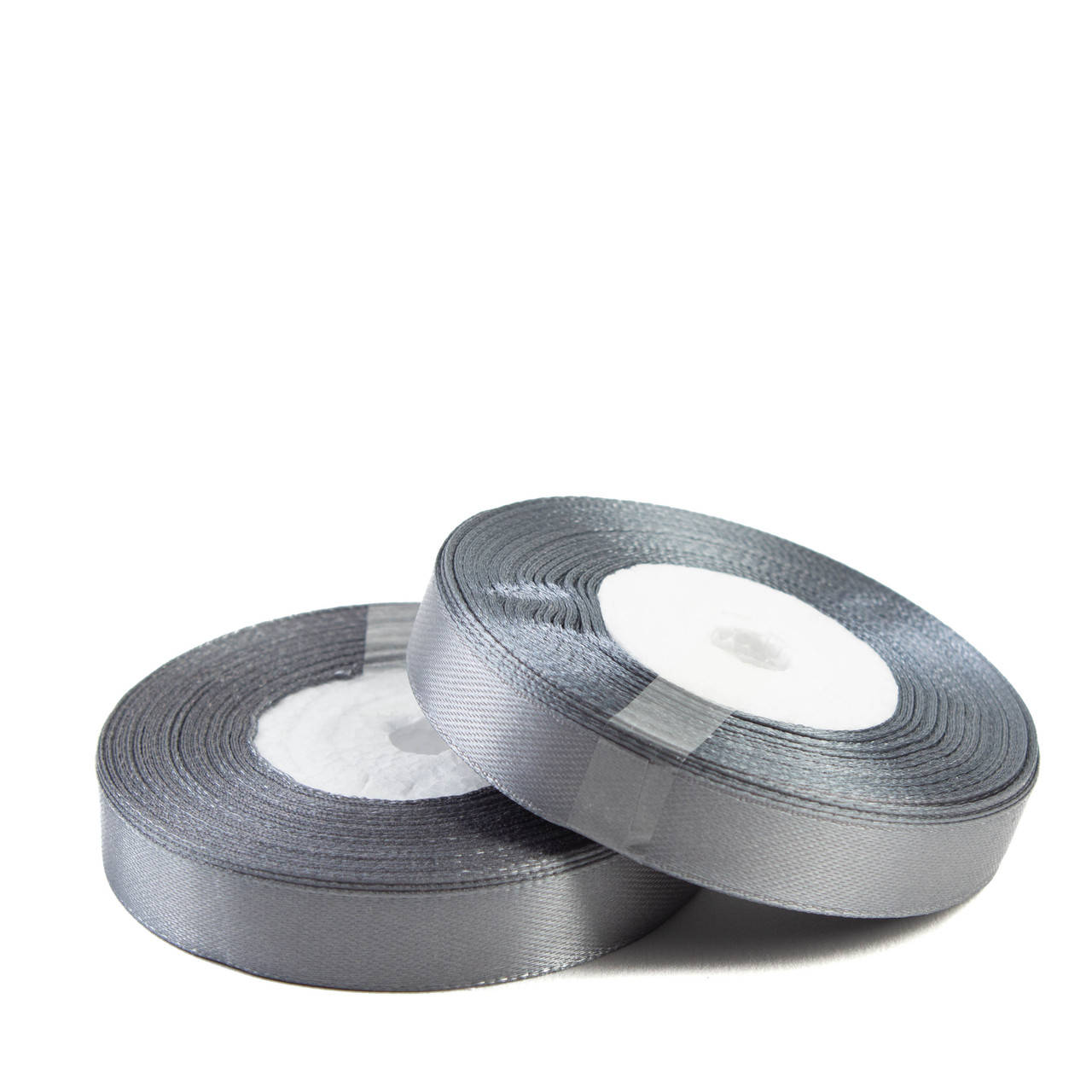 

Лента атласная 1,2 см (23 м) серая, Серый