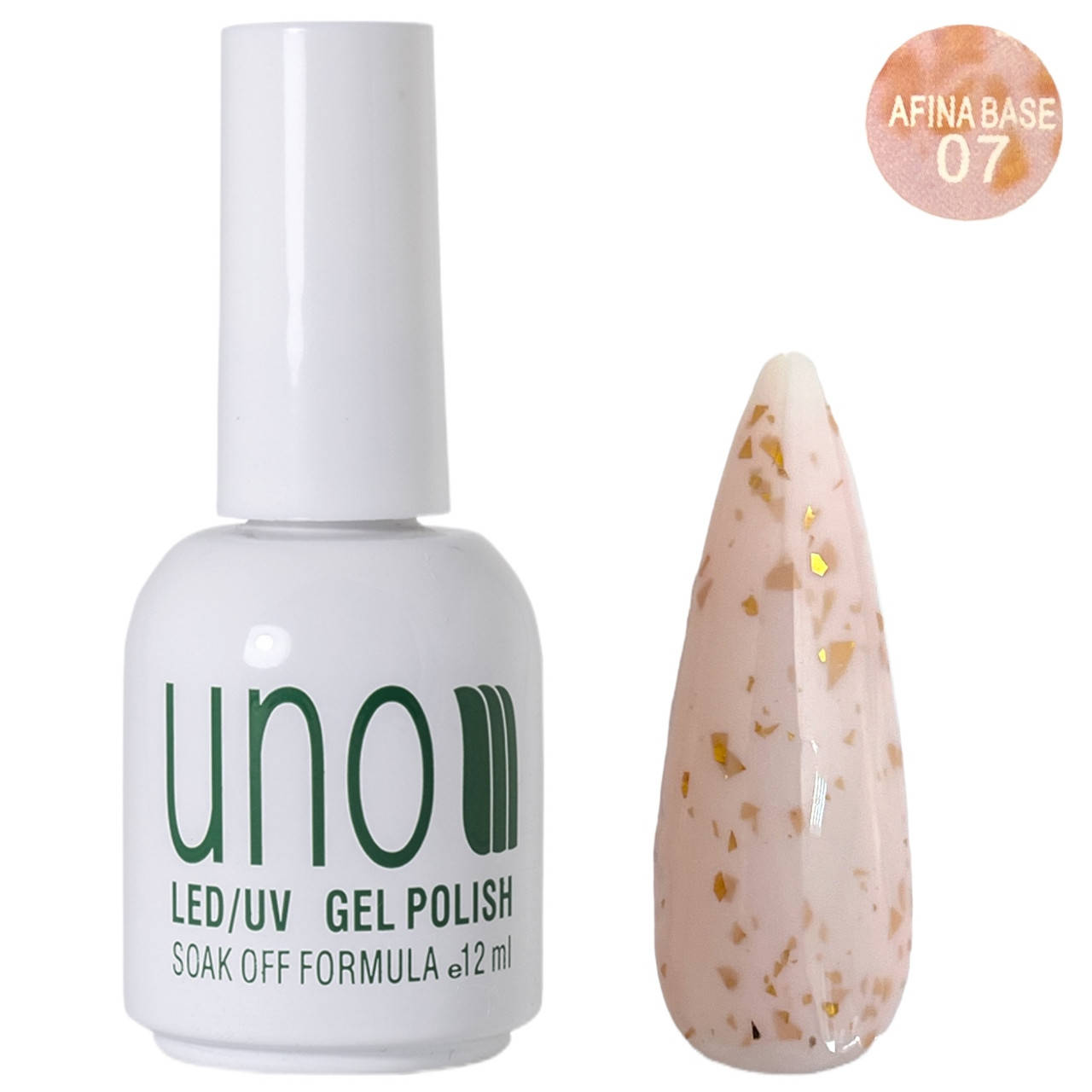 

Цветная молочная база Afine Base,с золотыми хлопьями потали, 12ml. №07, Общая категория