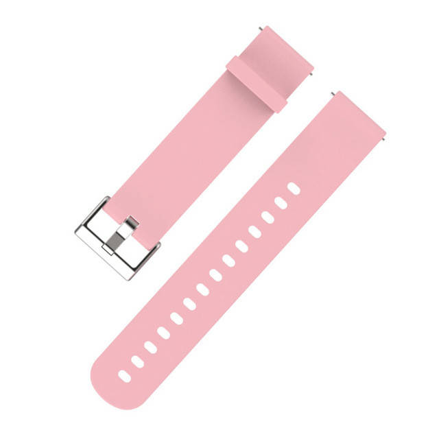 

Amazfit Bip / GTS / GTR 42. Силіконовий ремінець MiJobs, ширина 20 мм. Рожевий