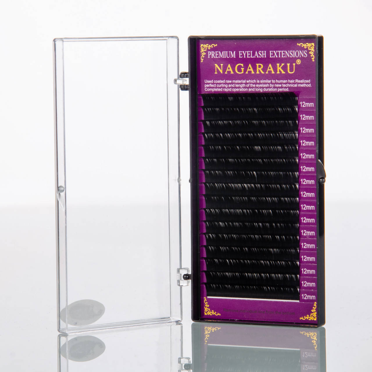 

Ресницы Nagaraku Отдельные длины C и D - 0,05 0,07 0,10 0,12 (от 5мм до 15мм)