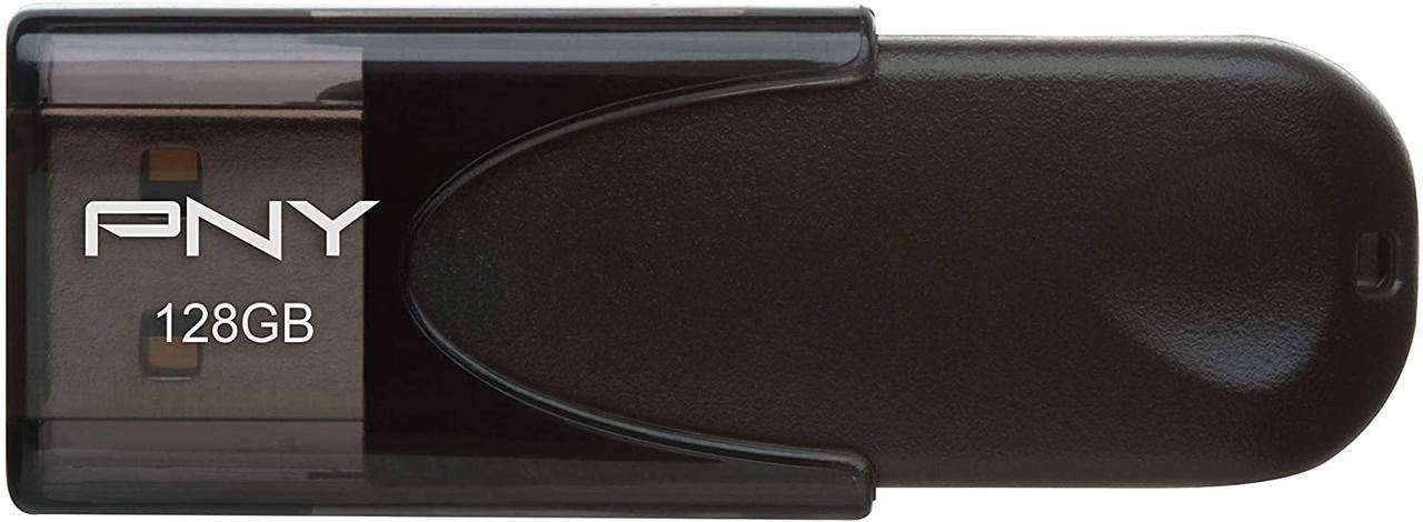 

USB флэшдрайв PNY 128GB USB 2.0 Attache4 Black, Черный