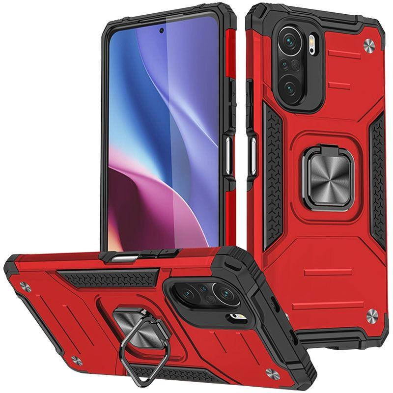 

Чехол Epik Union Ring for Magnet для Xiaomi Redmi Note 10, Note 10s Красный