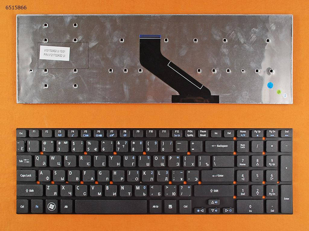 

Клавиатура для Acer Aspire 5755G 5830, E1-522 E1-532 E1-731, V3-551 V3-731, RU (чёрная, OEM)
