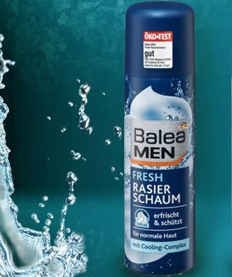 

Balea MEN Rasierschaum Fresh мужская пена для бритья Свежесть 300 мл