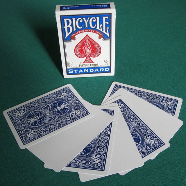 

Карты для фокусов Bicycle Blank Face Blue (5 штук)