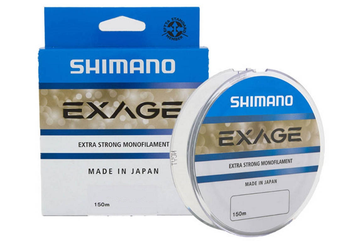 

Леска Shimano Exage 150м 0.405мм 12.9кг, Серый