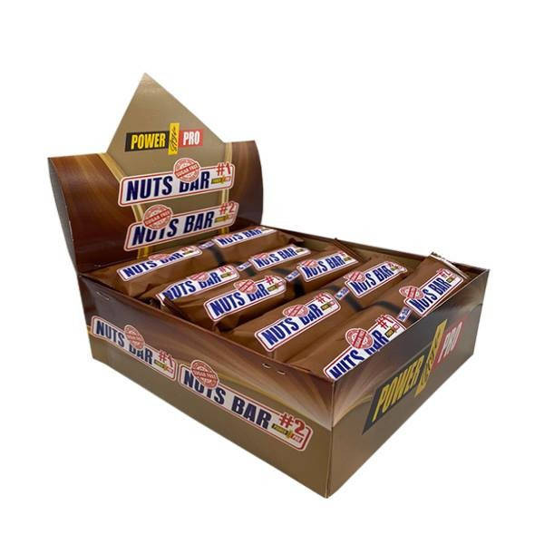 

Батончики Nuts Bar Power Pro без сахара (20 шт)