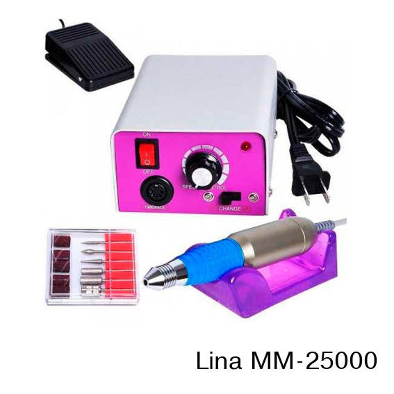 

ФРЕЗЕР С НАСАДКАМИ ДЛЯ МАНИКЮРА LINA MM-25000 25 ВАТТ