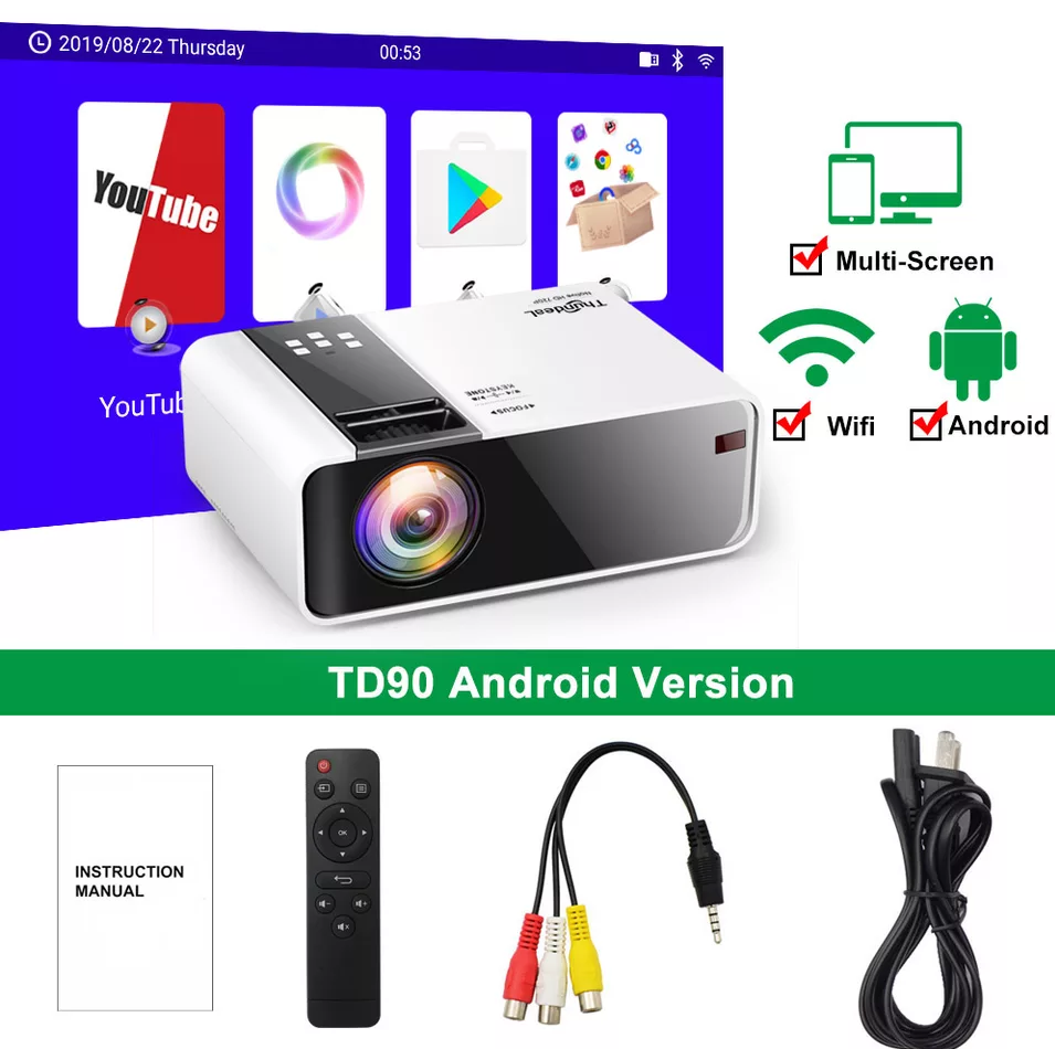 

ThundeaL минипроектор HD TD90