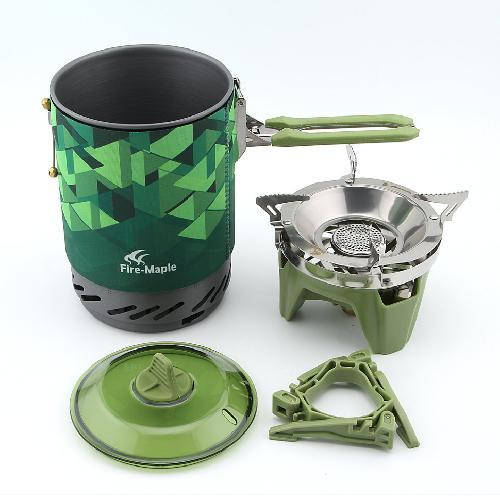 

Система приготовления пищи Fire-Maple FMS-X2 зелена газовая