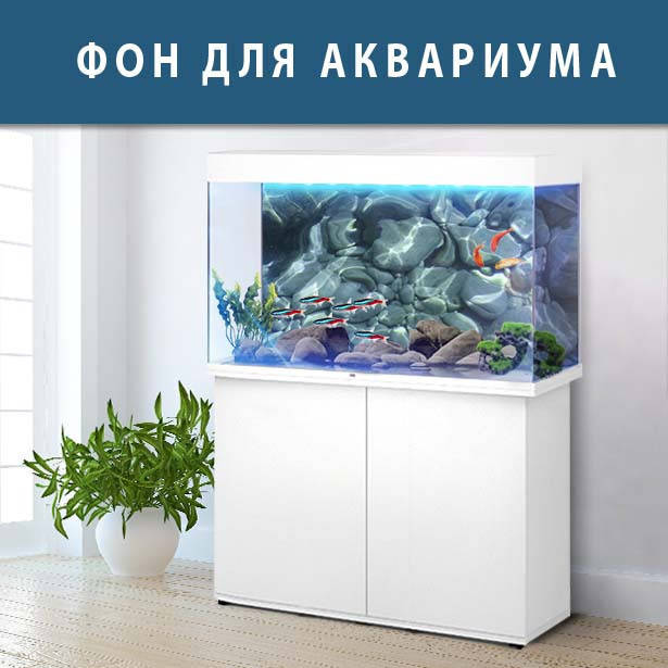 

Морская фауна на наклейке в аквариум, в наличии и под заказ 70 х 115 см, Серый