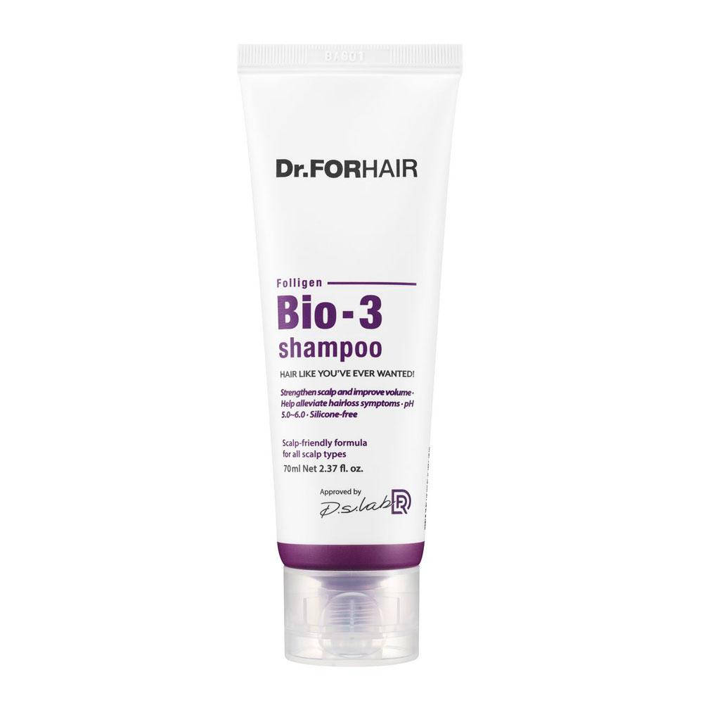 

Шампунь проти випадіння волосся Dr.FORHAIR Folligen BIO 3 Shampoo, 70мл