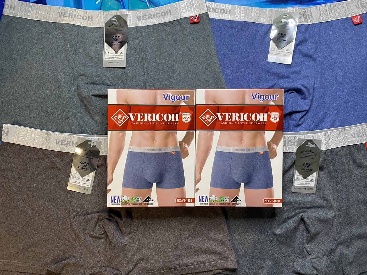 

VERICOH 185Bmix Набор трусы мужские боксеры XXL