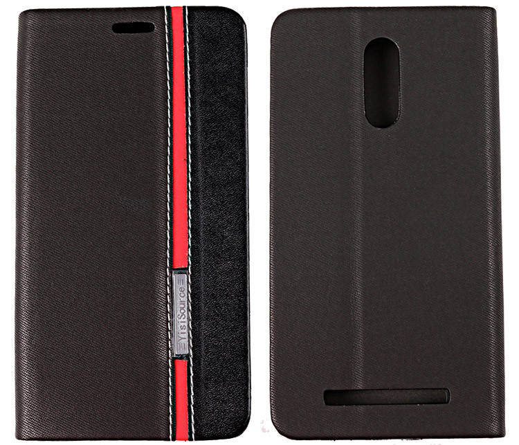 

Чехол книжка для Homtom HT17, Черный