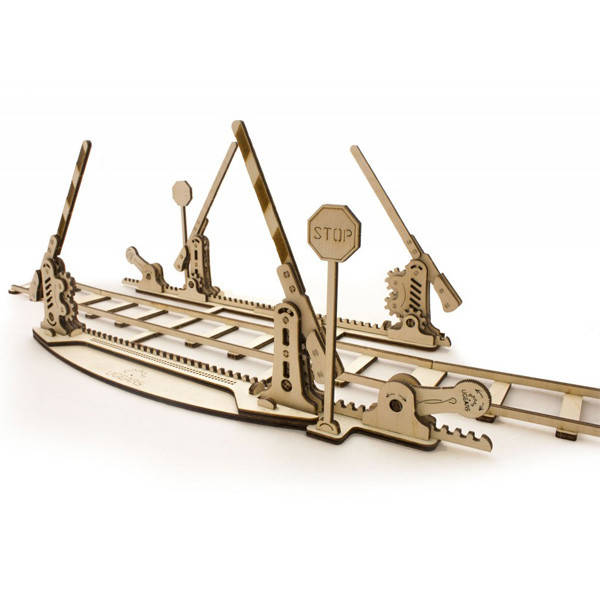 

Механические 3D пазлы UGEARS - «Рельсы с ж/д переездом»