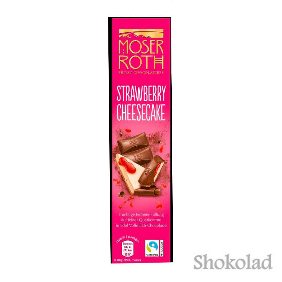 

Шоколад Moser roth Strawberry Cheesecake