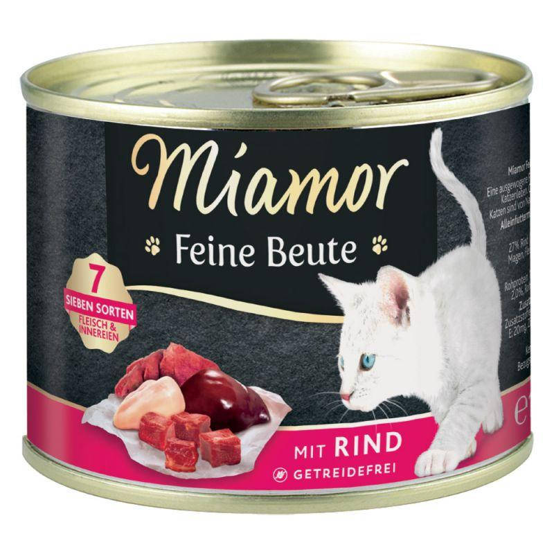 

Консервы для кошек Miamor Fine Beute с говядиной