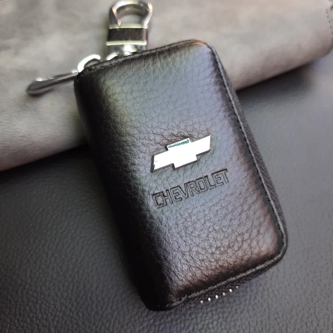 

ЧЕХОЛ ДЛЯ КЛЮЧЕЙ С КАРАБИНОМ CHEVROLET, Черный