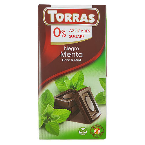 

Шоколад Торрас чорний м'ята Torras menta 75g 12шт/ящ (Код : 00-00004018)