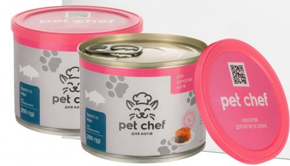 

Консервы Pet Chef паштет с рыбой для котов 200г