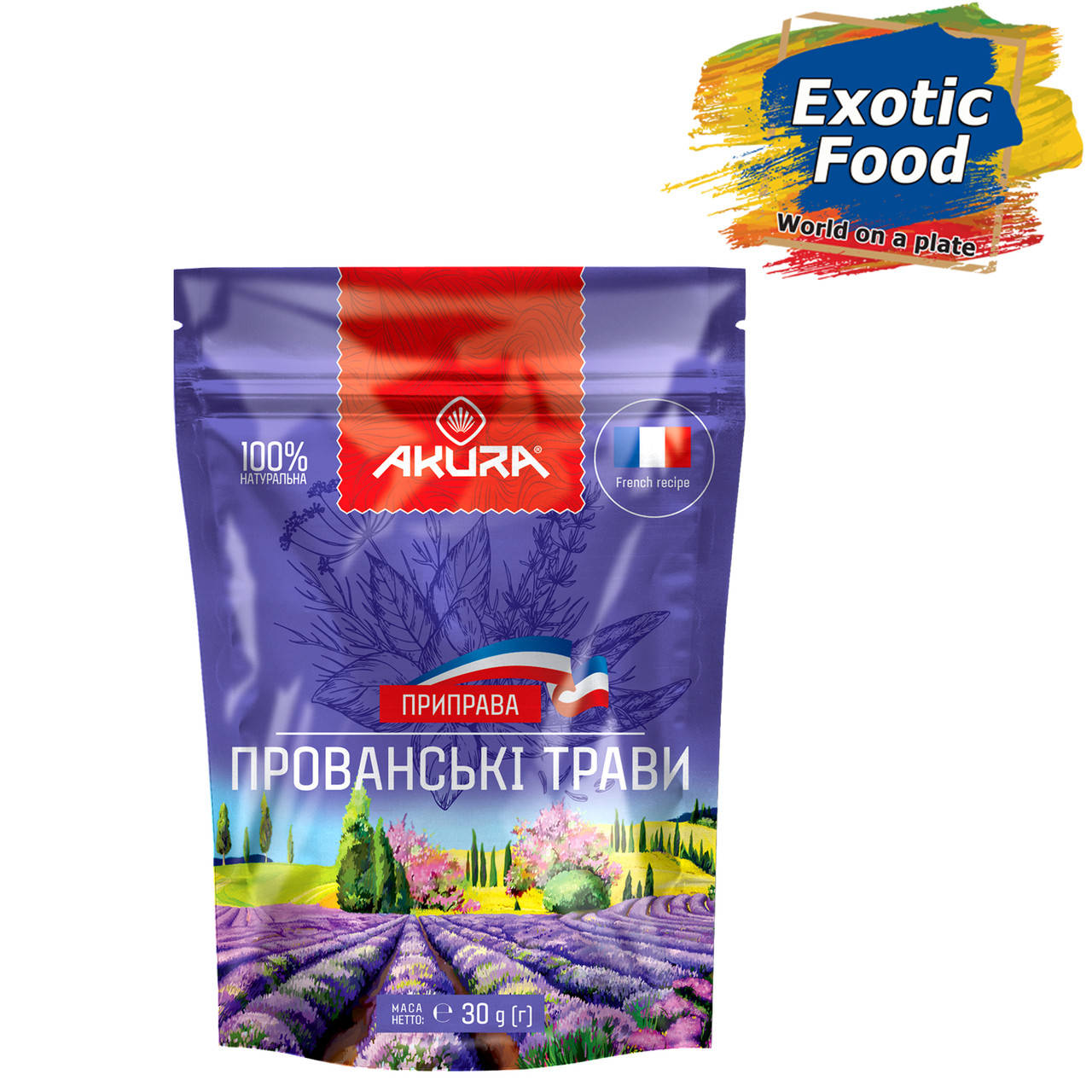 

Приправа "Прованские травы" ТМ "Akura", 30г