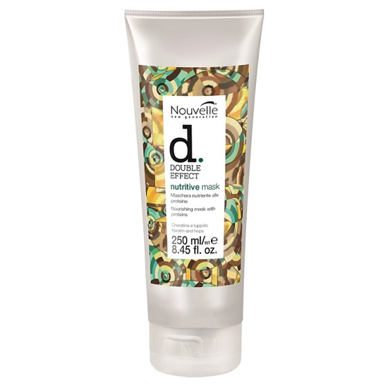 

Маска для волос Nouvelle Double Effect Nutritive оживляющая питающая с кератином 250 мл