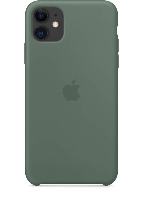 

Чехол Silicone Case для Apple iPhone 11 OEM Original (Pine green) Зеленый, Зелёный