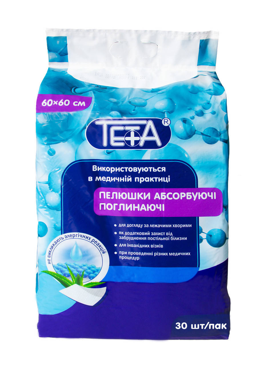 

Пеленки гигиенические 30шт, 60х60см Тета