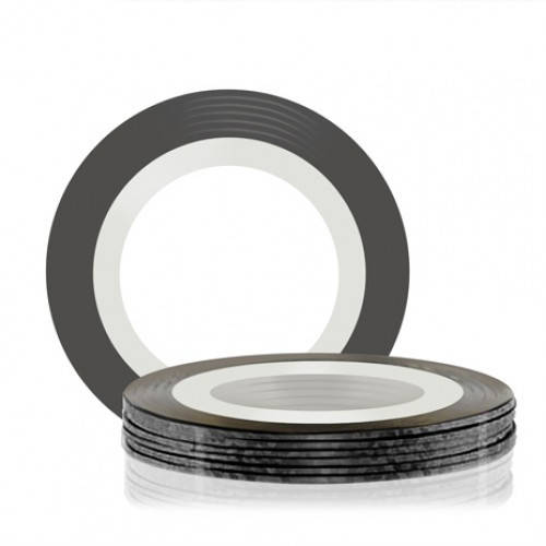 

Лента для декора клеевая черная AVENIR Cosmetics 1 мм, Черный