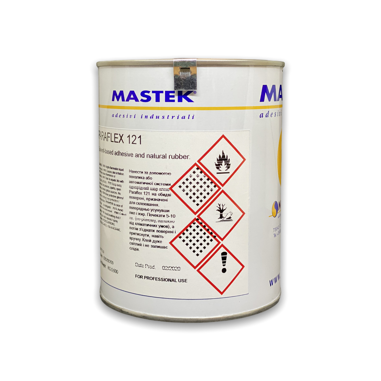 

Клей резиновый Mastek PARAFLEX 121 0.6 кг