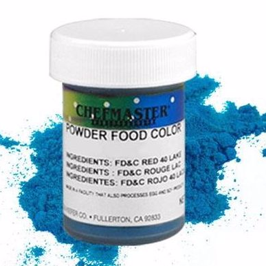 

Краситель сухой для шоколада Chefmaster Синий Blue, 3г