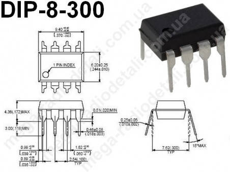 

Микросхема TL082CN DIP-8