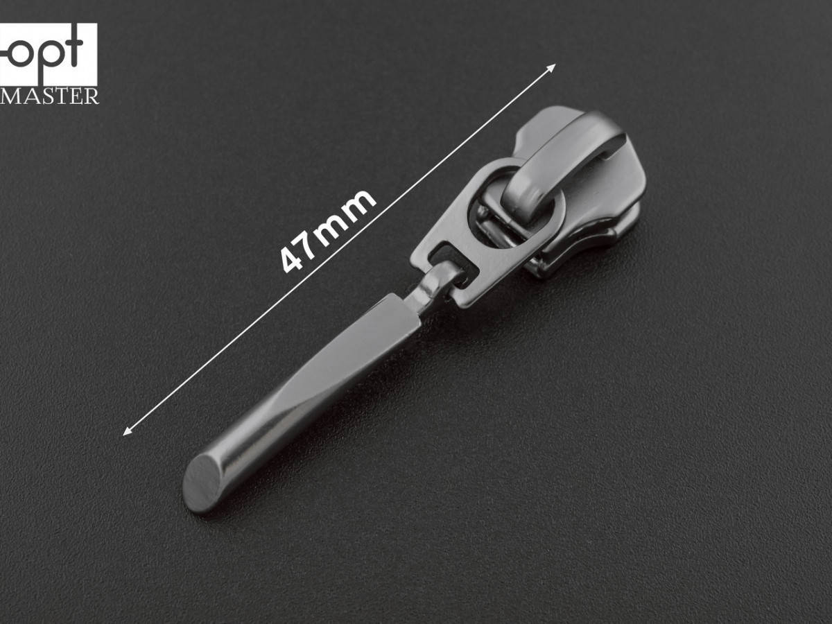 

Бегунок №5 на металлическую молнию (ZIPS-1101) Матовый тёмн. никель