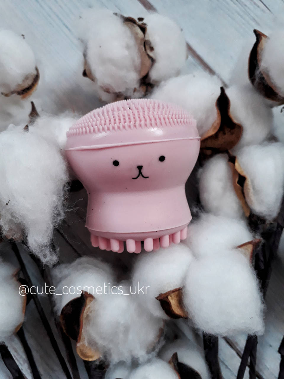 

Силиконовая щеточка My Beauty Tool для очищения лица. Светло-розовая