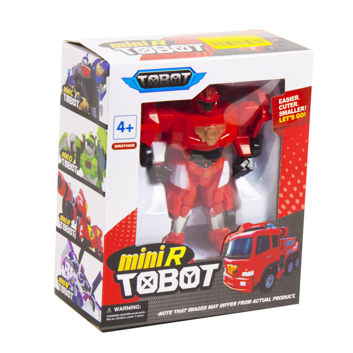 

Фигурка трансформер Tobot mini R (красный) не трансформируется
