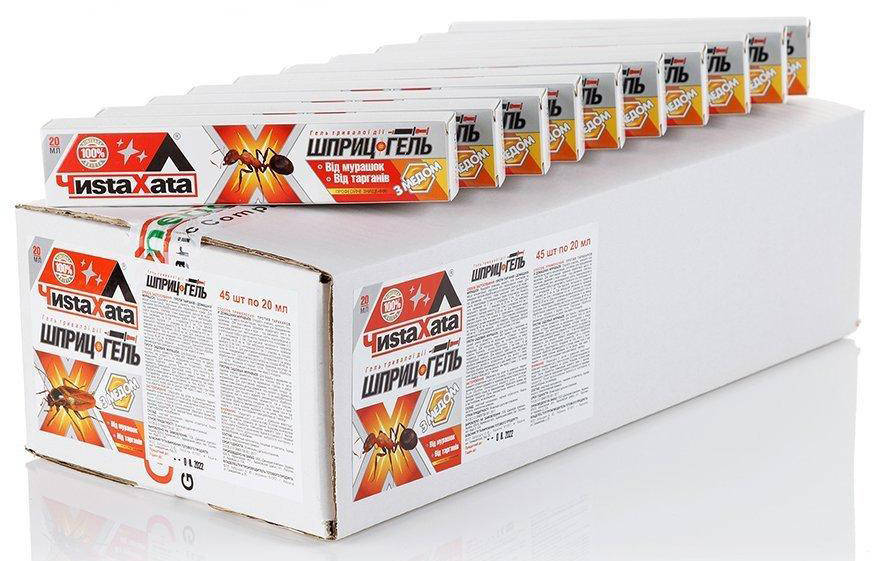 

Чиста Хата шприц-гель 20 мл для уничтожения насекомых