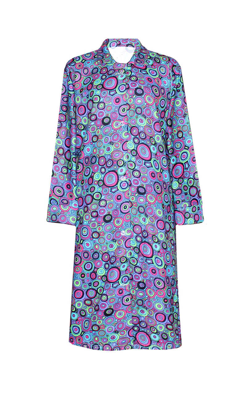 

Халат женский байковый большого размера 56, Темно-синий