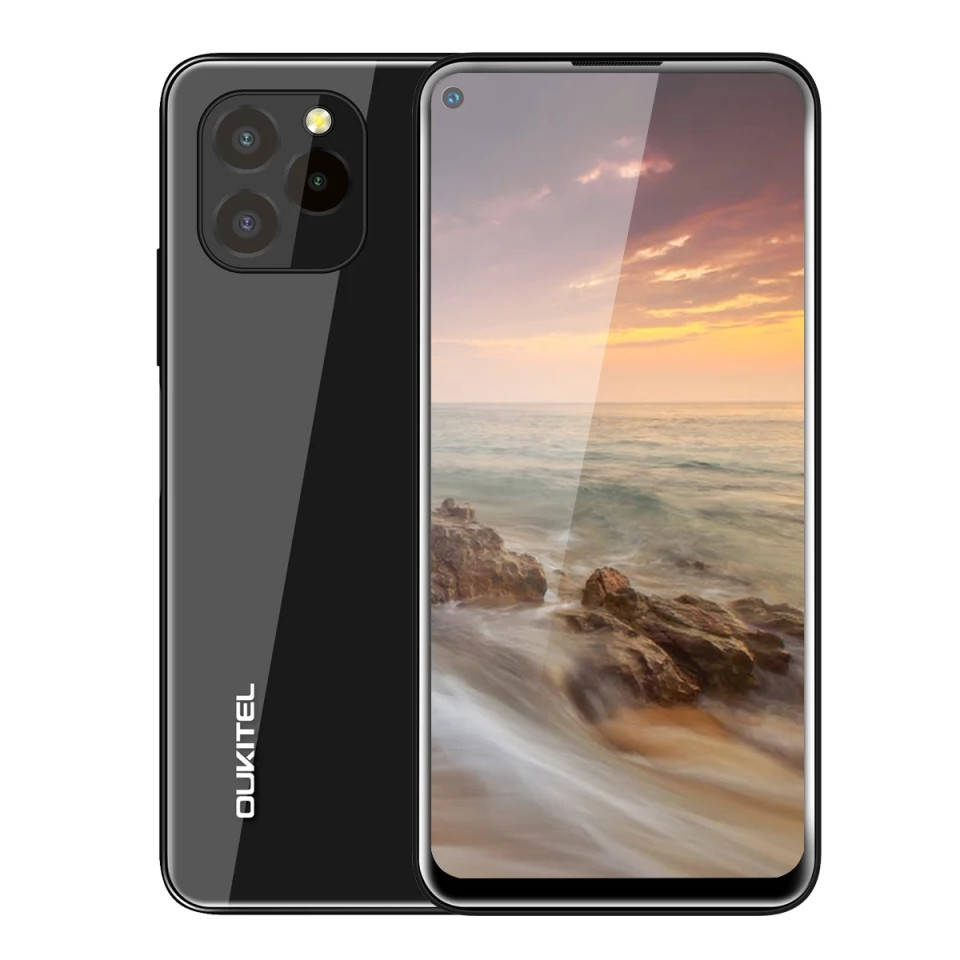 

Смартфон Oukitel C21 Pro Black 4G 21МП 4/64Gb 4000mAh Helio P22 + чехол, Черный