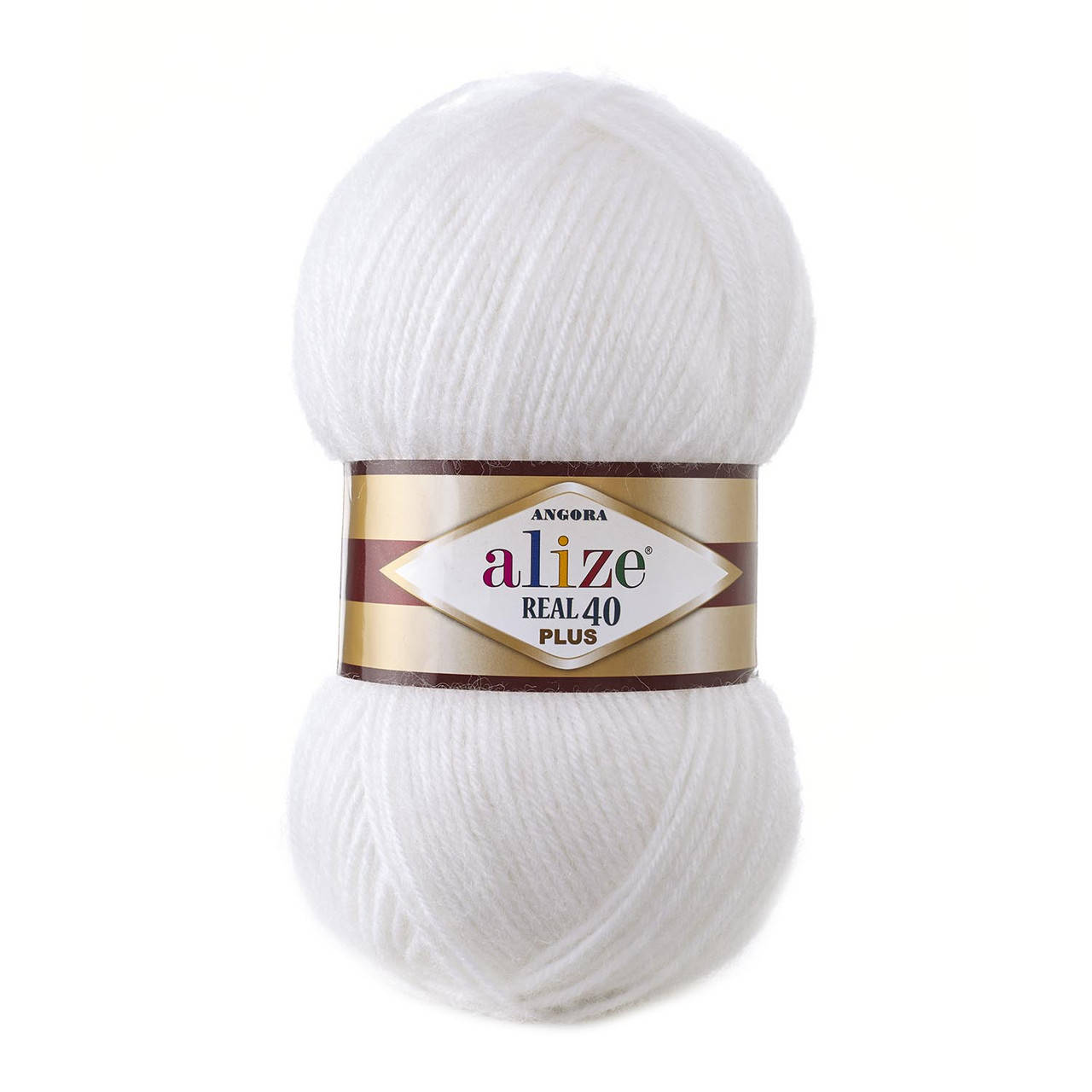 

Alize Angora Real 40 Plus № 55 белый