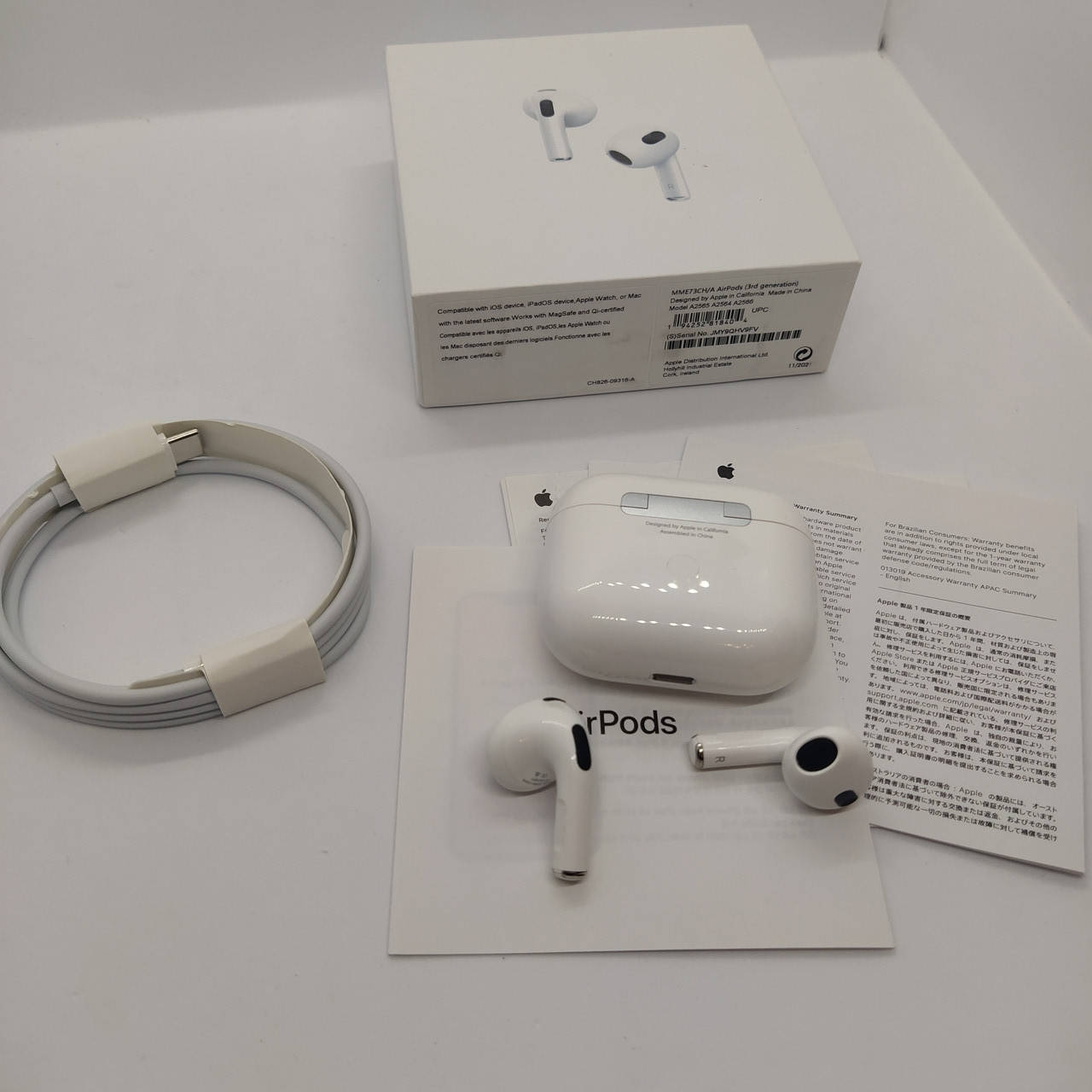 

Беспроводные наушники AirPods 3, Белый